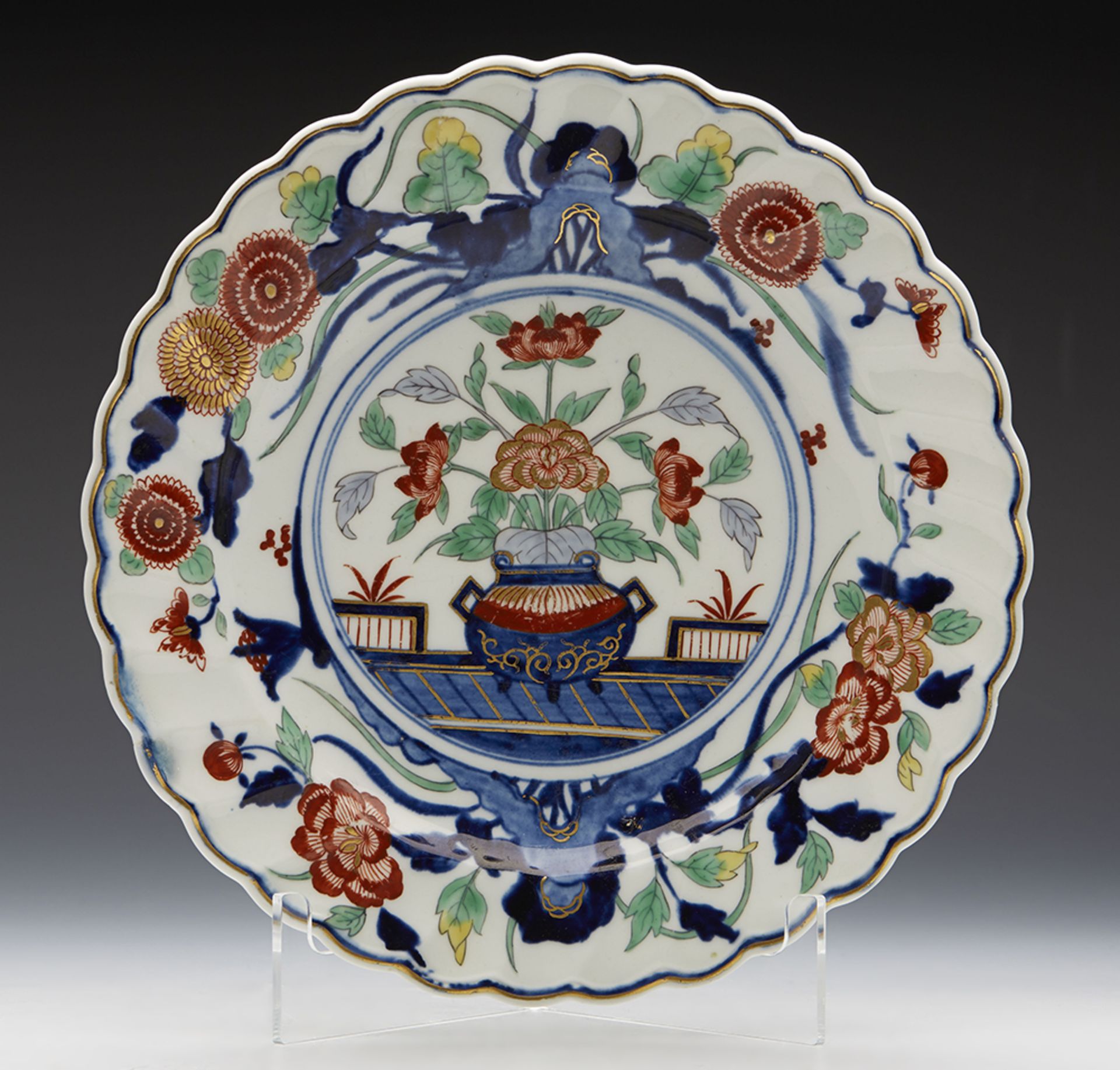 Antique Rare Chelsea Derby Chinese Imari Pattern Plate C.1770