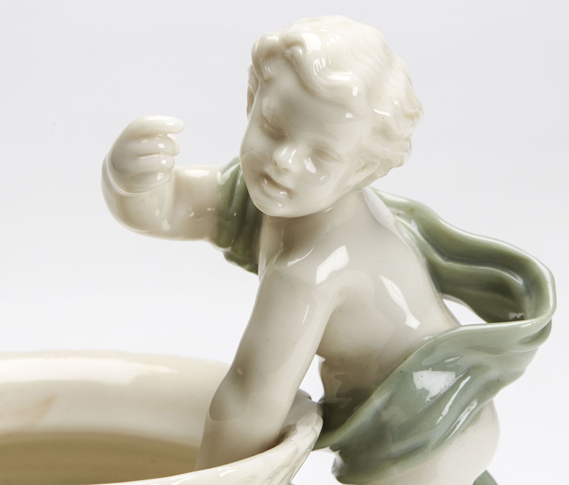 Antique Royal Worcester Porcelain Figural Bowl C.1862 - Image 2 of 8