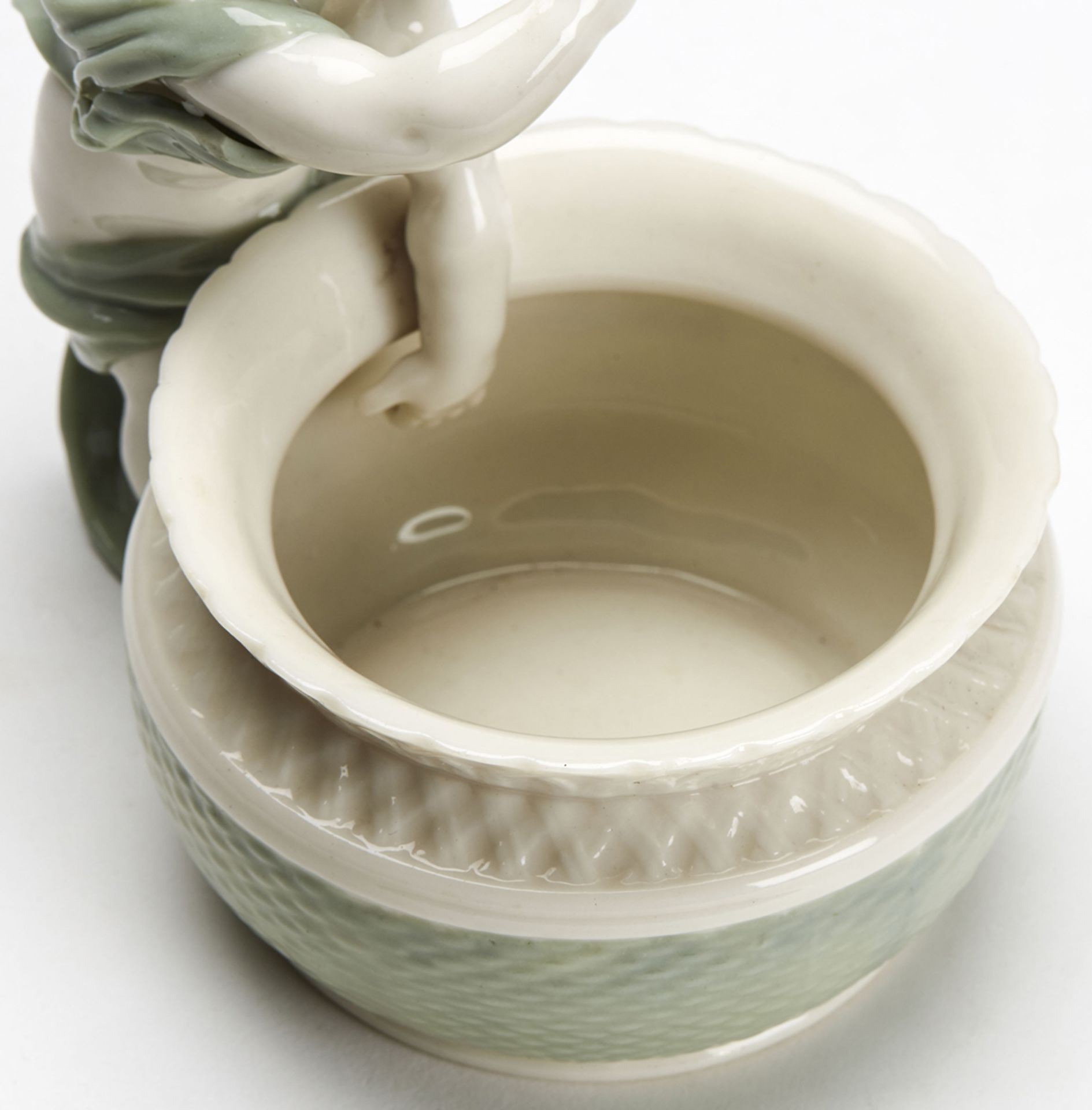 Antique Royal Worcester Porcelain Figural Bowl C.1862 - Bild 6 aus 8