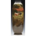 Doulton Holbein Ware Cattle Vase By Williamn G Hodkinson C.1895