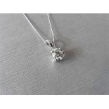 1ct diamond solitaire style pendant. Enhanced brilliant cut diamond, H colour and I1 clarity.