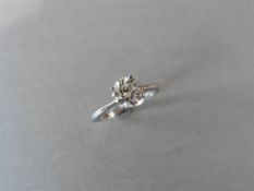 1.02ct diamond solitaire ring with a brilliant cut diamond. I colour and I1 clarity.