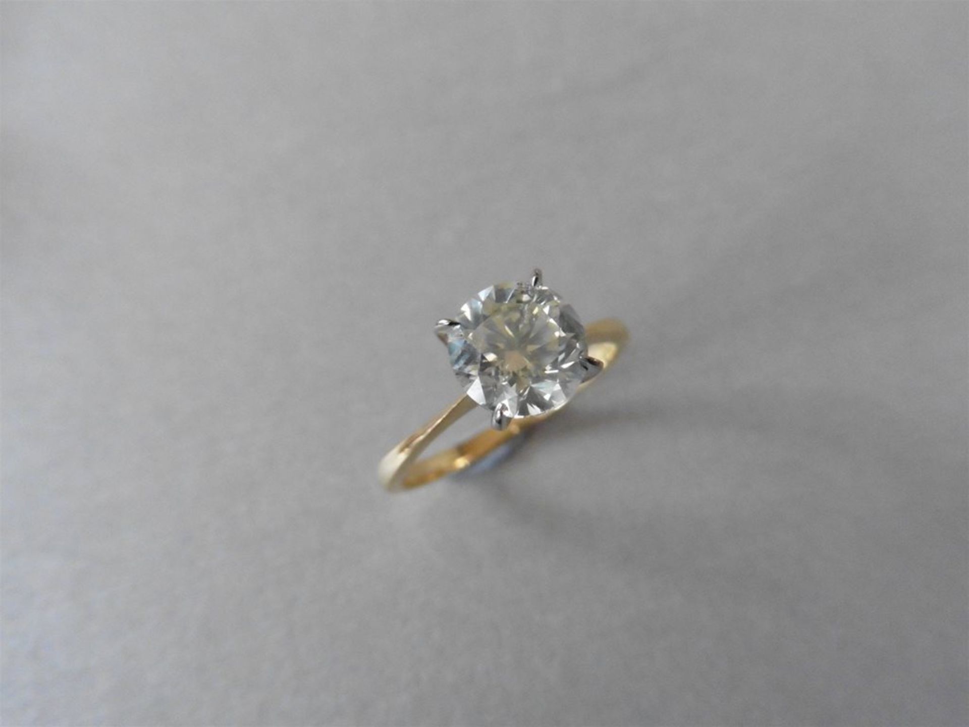 1.50ct Diamond solitaire ring. Set in 18ct white gold, size M. H colour, si3 clarity ( enhanced sto