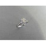 1.01ct Diamond solitaire ring with an enhanced brilliant cut diamond, G/H colour and i1 clarity. Se