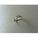 1.05ct diamond solitaire ring with a brilliant cut diamond. K colour and I1 clarity.