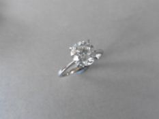 1.50ct Diamond solitaire ring. Set in 18ct gold, size M. H colour, si3 clarity ( enhanced stone). F