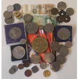 Vintage Parcel of Collectable Coins & Bank Notes NO RESERVE