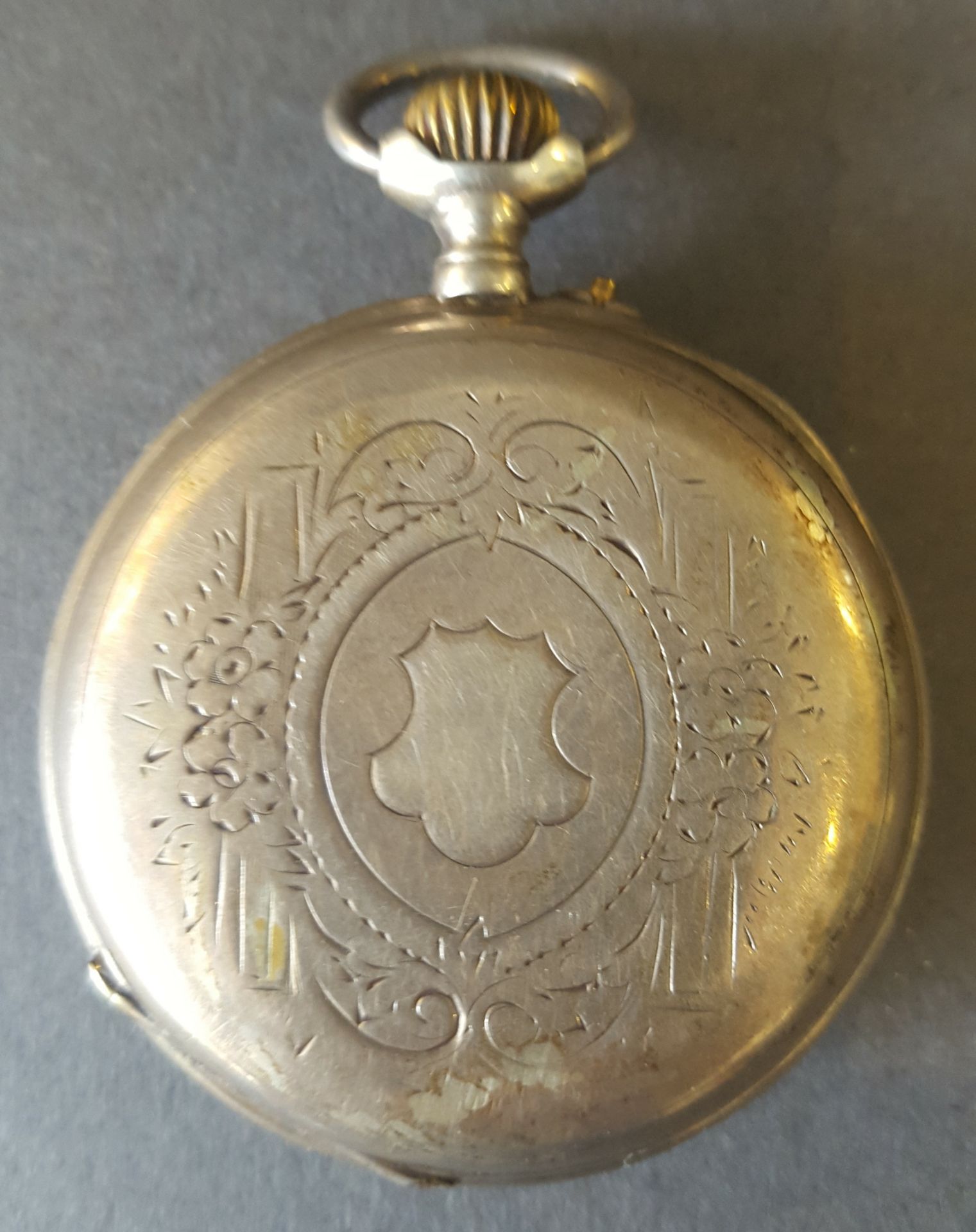 Antique Vintage French Continetal Silver Remontoir & Rubis Pocket Watch Hallmarked 800 - Image 2 of 4