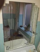 Large Art Deco Bathroom Mirror No Reserve