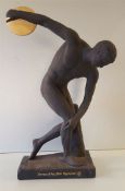 Wedgwood Black Japser 2012 Olympic Discus Thrower Figure Limited Edition