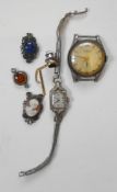 Vintage Retro Cameo Brooch Watches & Pendants