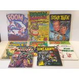 Vintage Retro Comics (7) & Star Trek Annual 1972 (1)