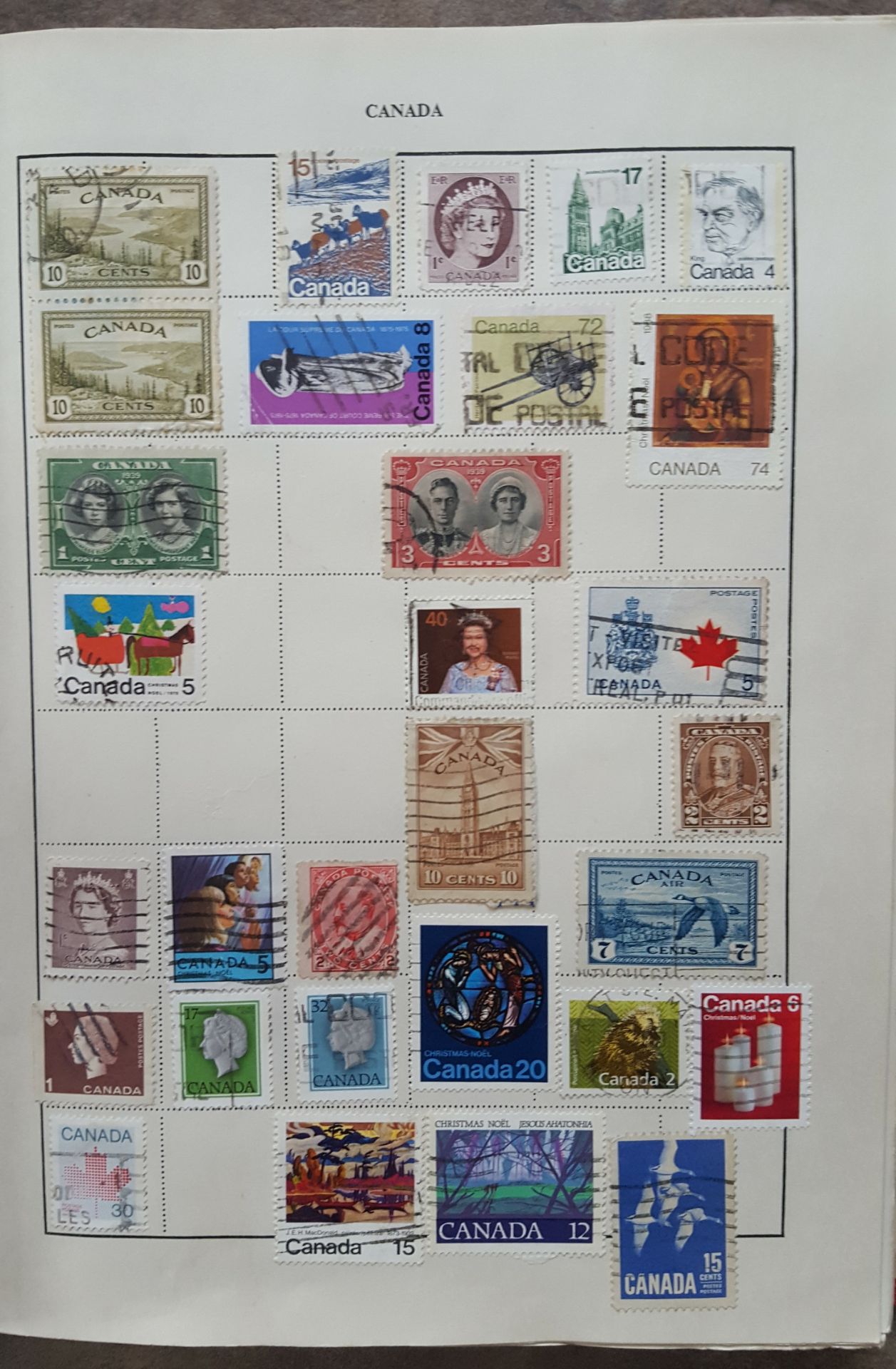 Vintage Retro Liberty Stamp Album Loose Leaf Great Britain Commonwealth & World Stamps - Image 3 of 11