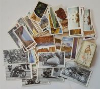Collection of Cigarette & Tea Card Includes Motor Cycle Racing Theme No Reserve