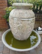 Garden Water Fountain (Includes Pump)