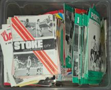 300 Assorted English Football Programmes Some with Autographs