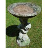 Vintage Stone Bird Bath