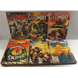 21 Vintage DC Comics G.H. Combat c1959 & Early 1960's