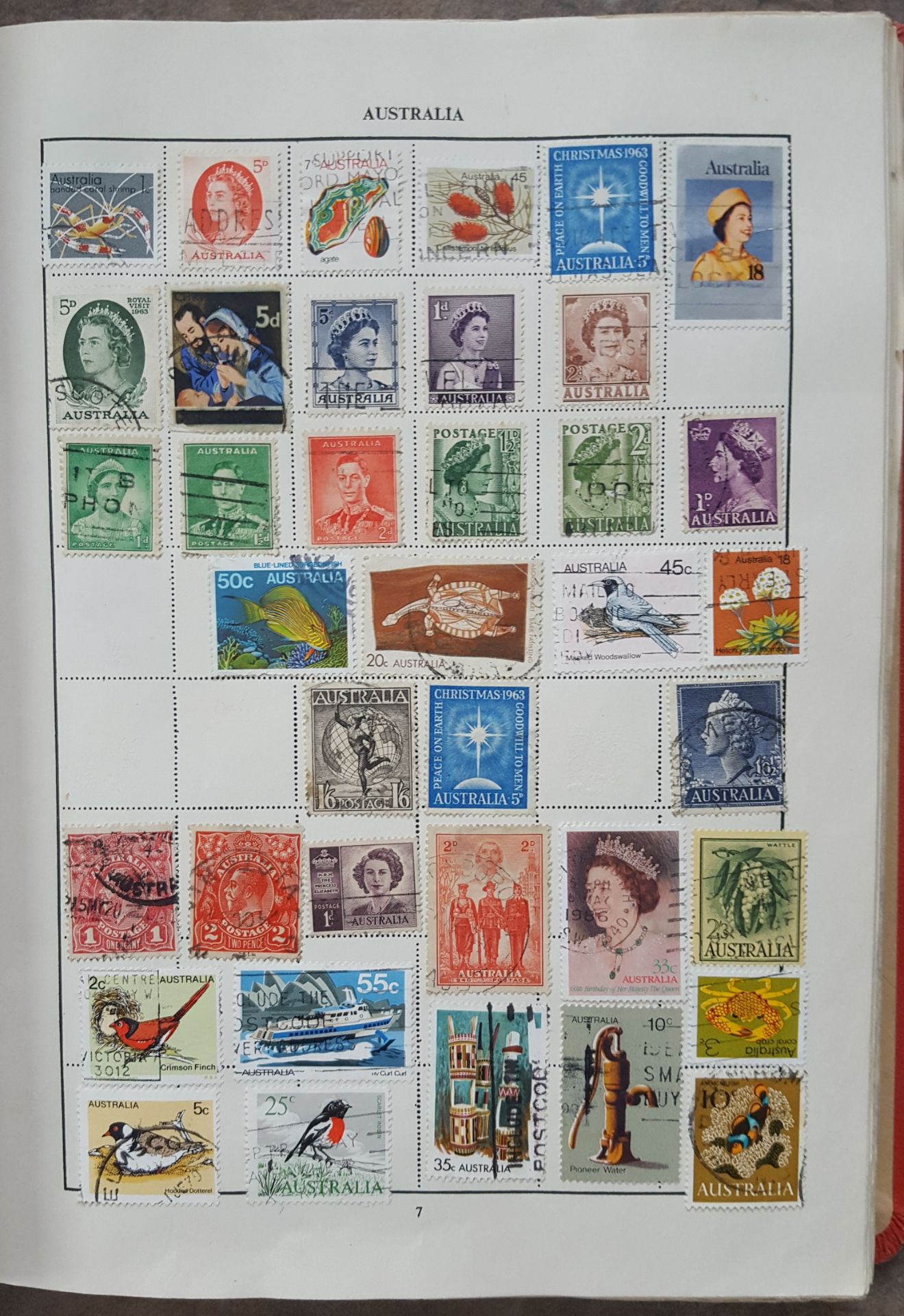 Vintage Retro Liberty Stamp Album Loose Leaf Great Britain Commonwealth & World Stamps - Image 2 of 11