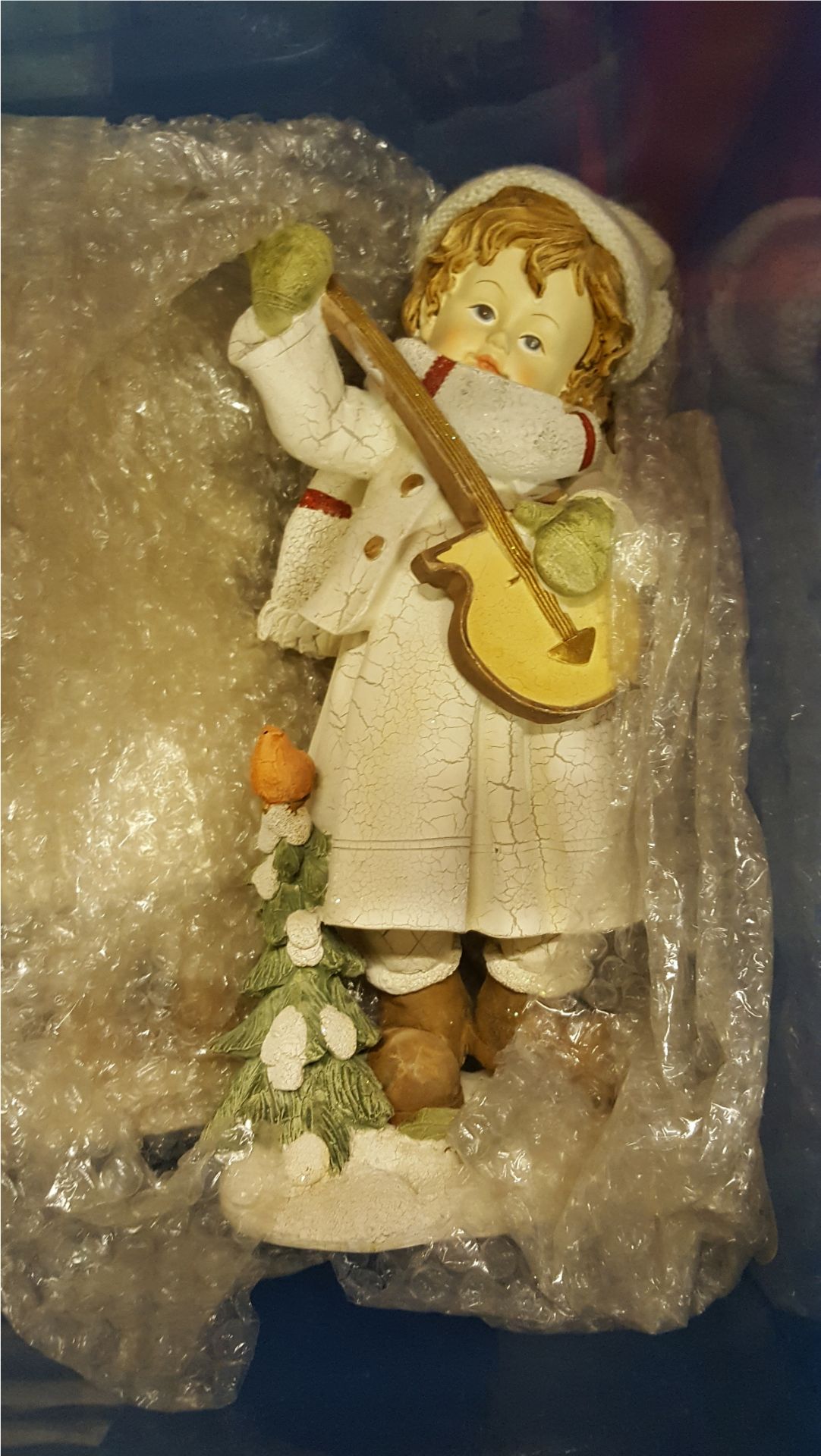 Vintage Retro Box of Christmas Decorations Includes Figures NO RESERVE - Image 2 of 2