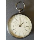 Antique Vintage Sterling Silver Pocket Watch c1895 J Hargreaves & Co. Liverpool