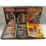 16 x Vintage Retro Cracked Magazines c1960's USA Humour