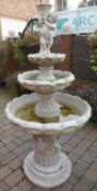 Large Garden Water Fountain (Includes Pump)