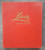 Vintage Retro Liberty Stamp Album Loose Leaf Great Britain Commonwealth & World Stamps
