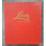 Vintage Retro Liberty Stamp Album Loose Leaf Great Britain Commonwealth & World Stamps