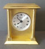 Vintage Retro Swiza 8 Brass Carriage Alarm Clock