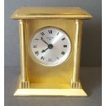 Vintage Retro Swiza 8 Brass Carriage Alarm Clock