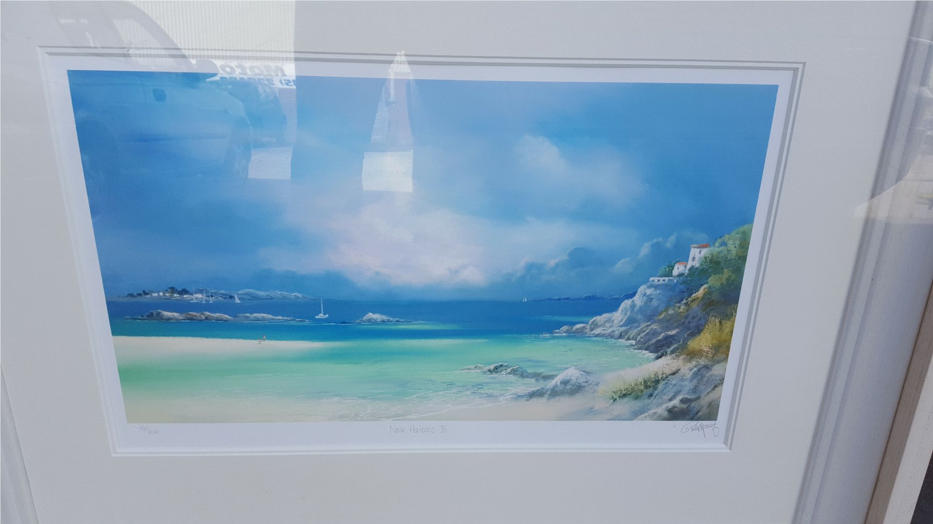 Large Limited Edition Artists Proof Print Philip Gray Titled Near Horizons III No. 10 of 20 - Image 2 of 6