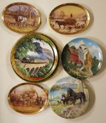 Vintage 11 Limited Edition Collectors Plates Coalport, Royal Doulton, Davenport & Others