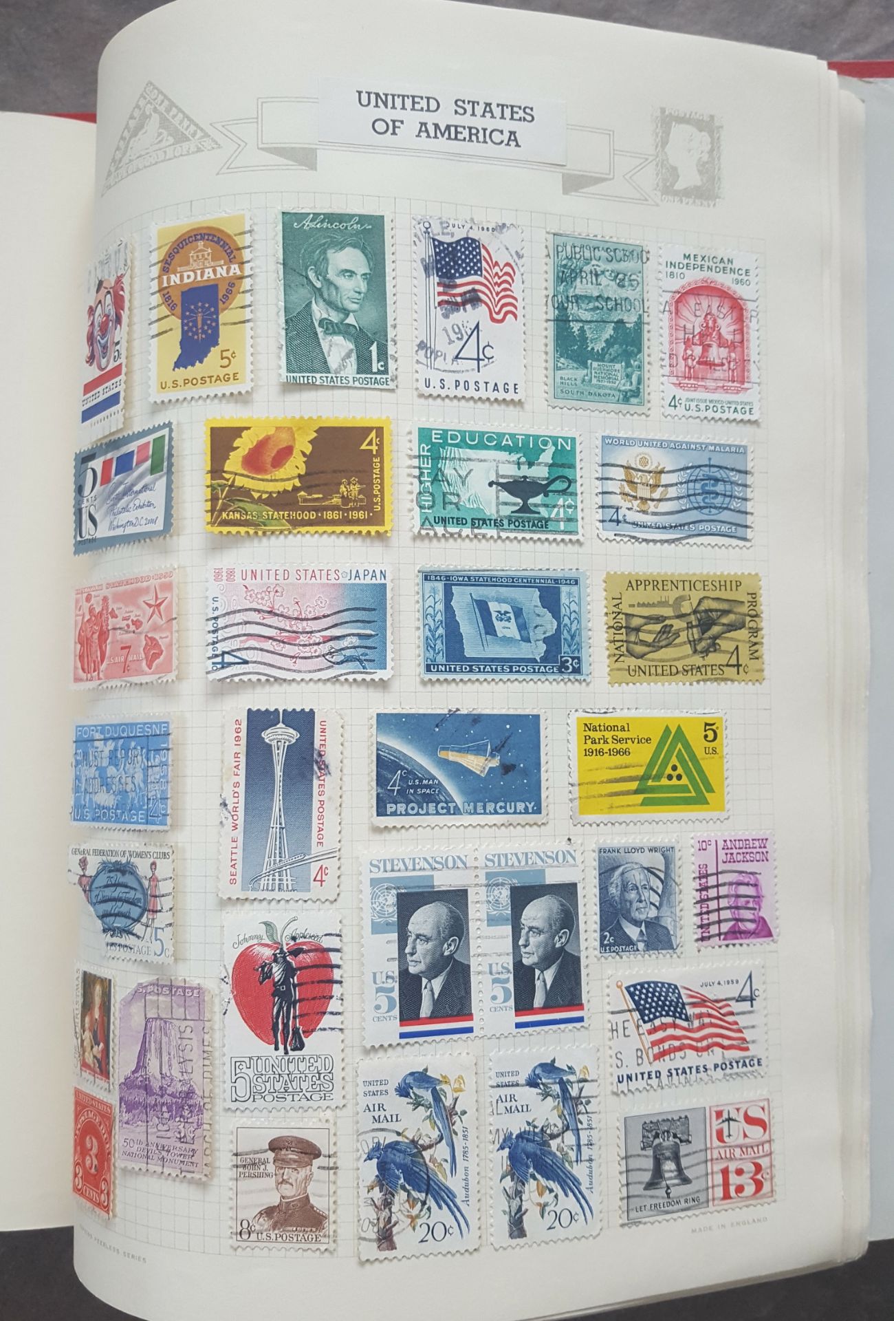 Vintage Retro Stamford Loose Leaf Stamp Album World Stamps Many Stamps - Image 5 of 11