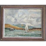 Antique Painting Oil on Board Norman Wilkinson Framed