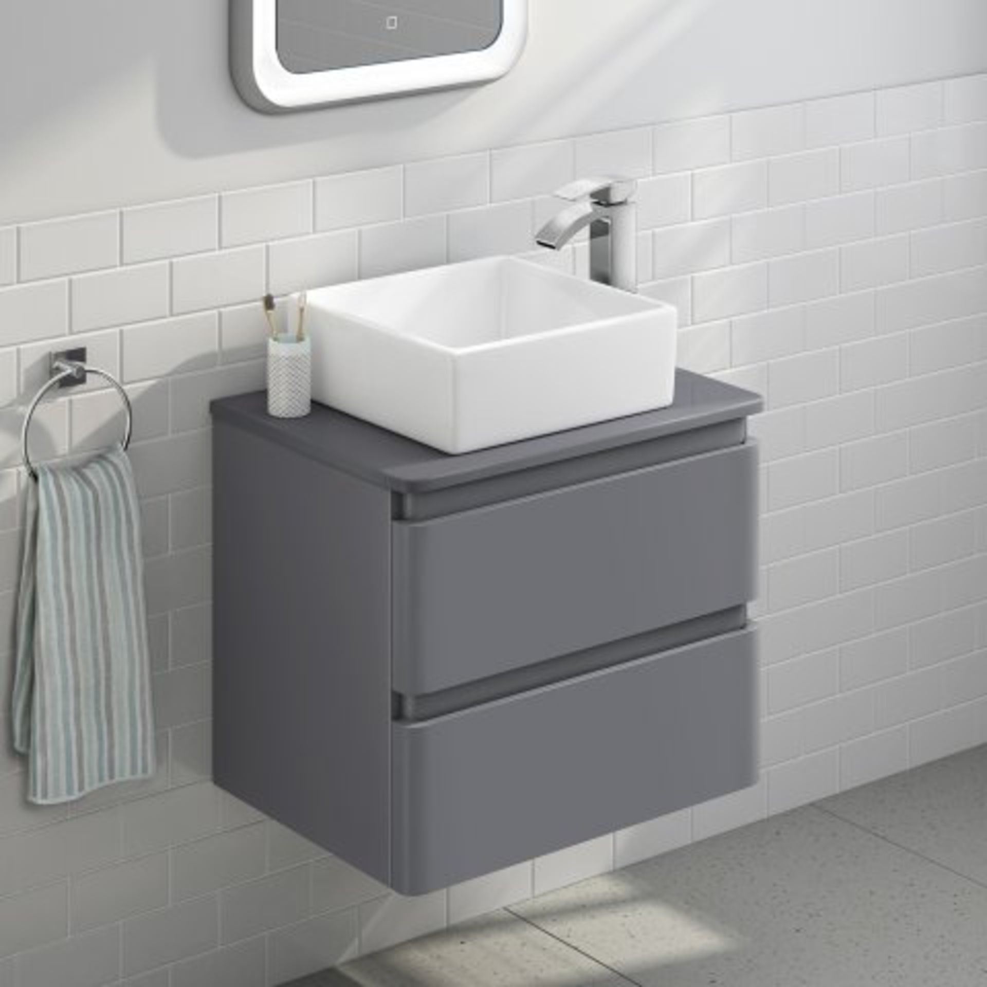 (O51) Rosa Counter Top Basin. RRP £94.99. This contemporary counter top basin offers great - Image 2 of 4