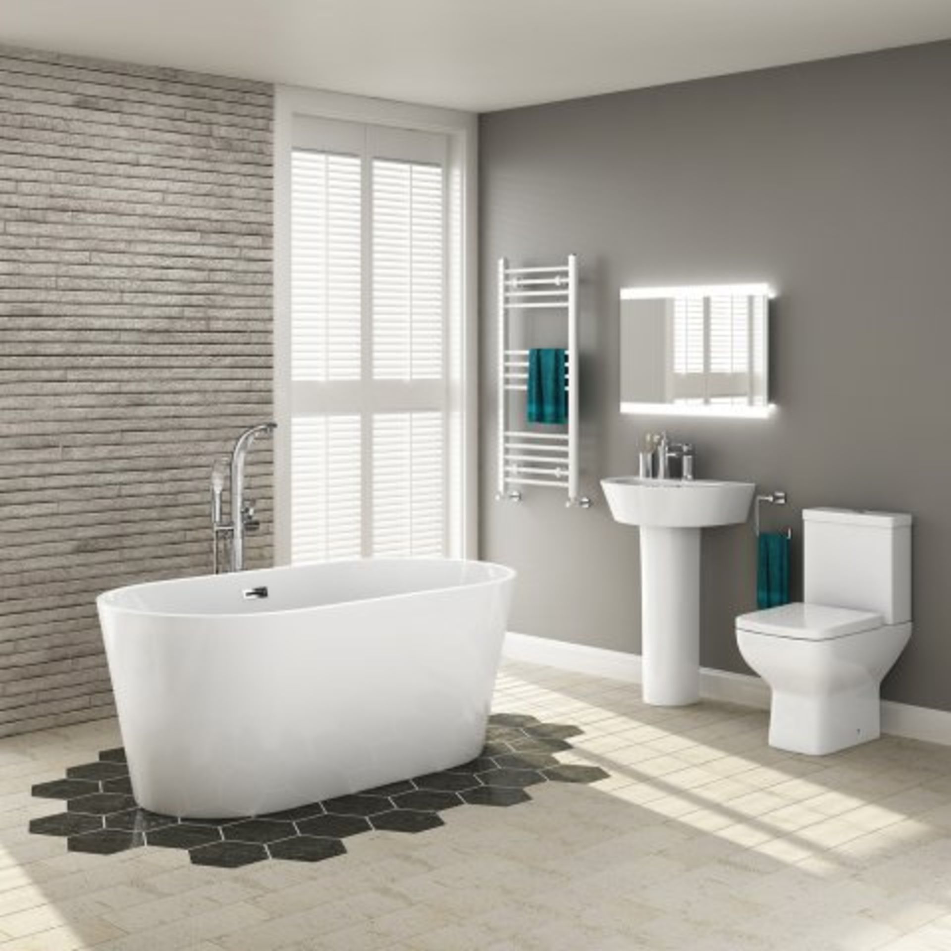 (O6) 1500x750mm Ava Slimline Freestanding Bath - Small. RRP £1,299. Freestanding Range Create the - Image 3 of 5