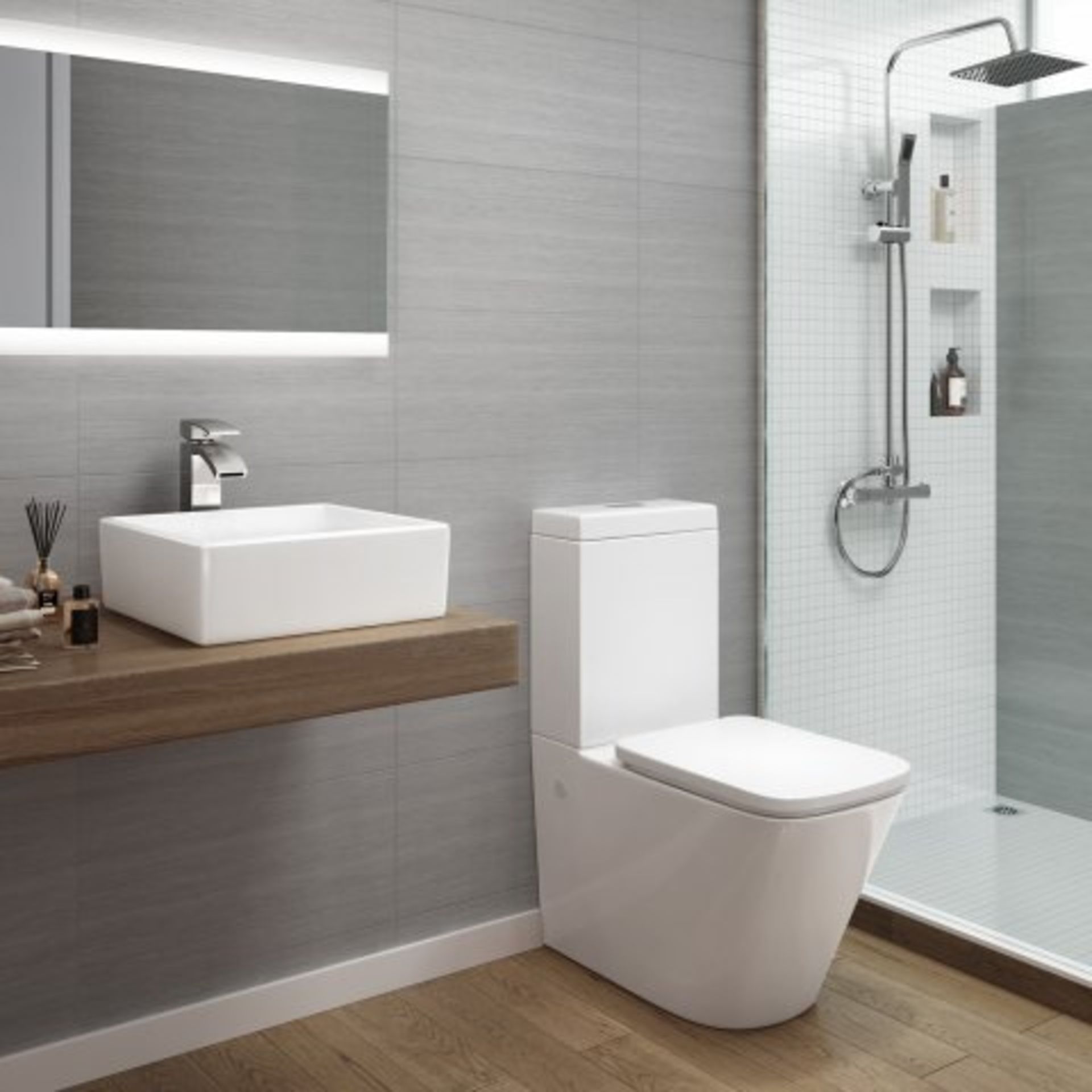 (O54) Florence Close Coupled Toilet & Cistern inc Soft Close Seat. RRP £399.99. Long Lasting Quality - Image 2 of 4
