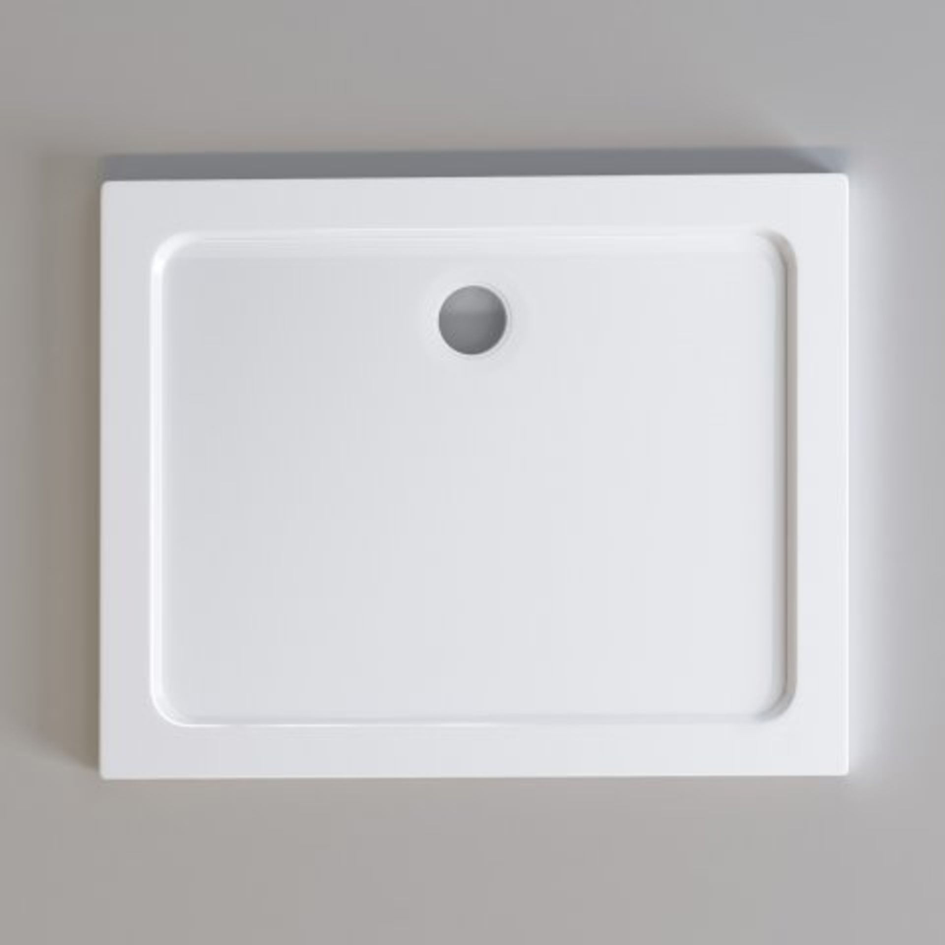 (O68) 1000x800mm Rectangular Ultra Slim Stone Shower Tray. RRP £249.99. Our brilliant white trays - Image 2 of 2