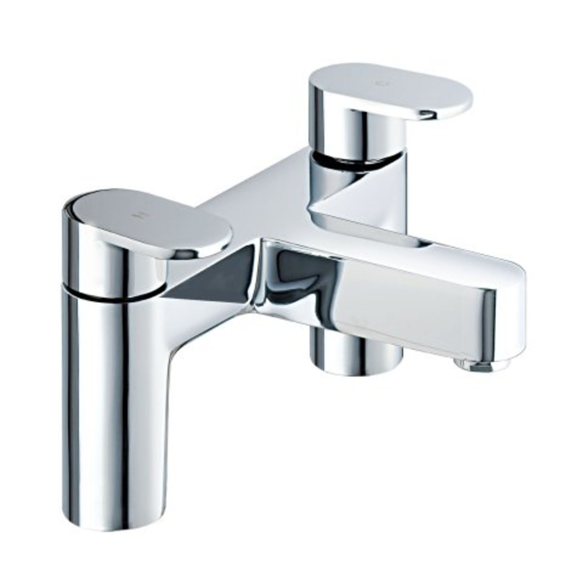 (O75) Boll Bath Filler Mixer Tap Presenting a contemporary design, this solid brass tap has been - Image 4 of 4