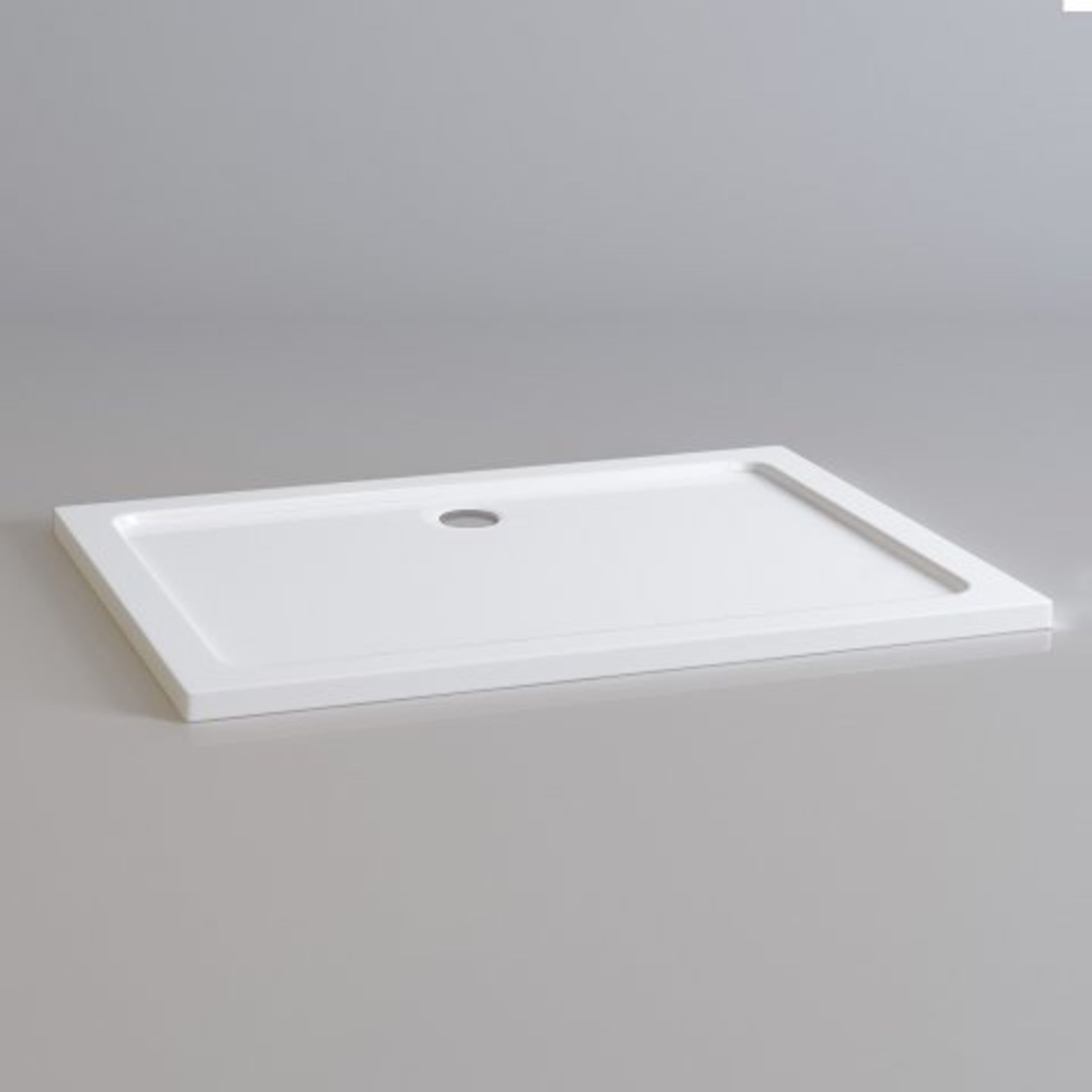 (O69) 1200x900mm Rectangular Ultra Slim Stone Shower Tray. RRP £299.99. Our brilliant white trays