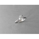 1.00ct diamond solitaire ring with a brilliant cut diamond. I colour and Si2 clarity. Set in 18ct