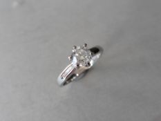 0.93ct diamond solitaire ring with a brilliant cut diamond. I colour and si2 clarity. Set in