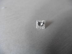 1.21ct loose princess cut diamond. I colour, si2 clarity. 5.96 x 5.75 x 4.25mm. Valued at £7950