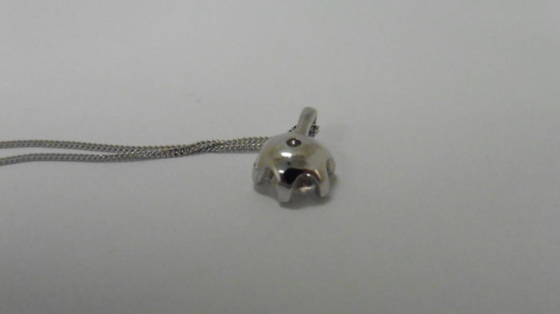 0.70ct diamond solitaire style pendant. Brilliant cut diamond, H/I colour and I1 clarity. Set in a 6 - Image 2 of 2