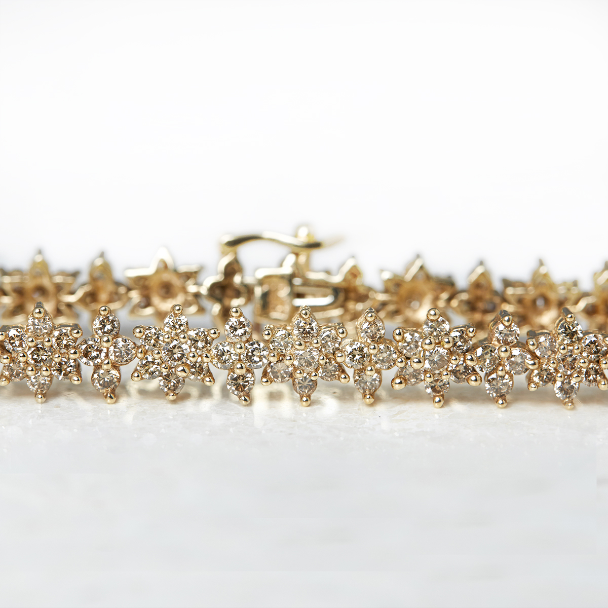 Unbranded, 14k Yellow Gold 7.10ct Yellow Fancy Diamond Bracelet - Image 3 of 7