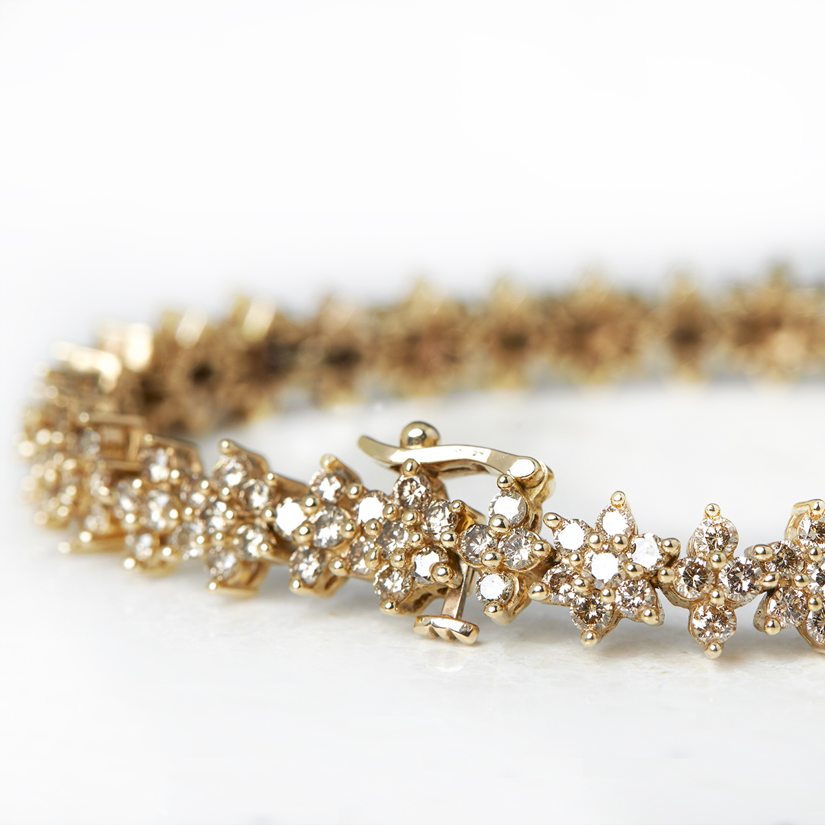 Unbranded, 14k Yellow Gold 7.10ct Yellow Fancy Diamond Bracelet - Image 4 of 7