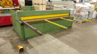 Used HM WKS 3000x2mm Mechanical Guillotine Stock Code USED0115