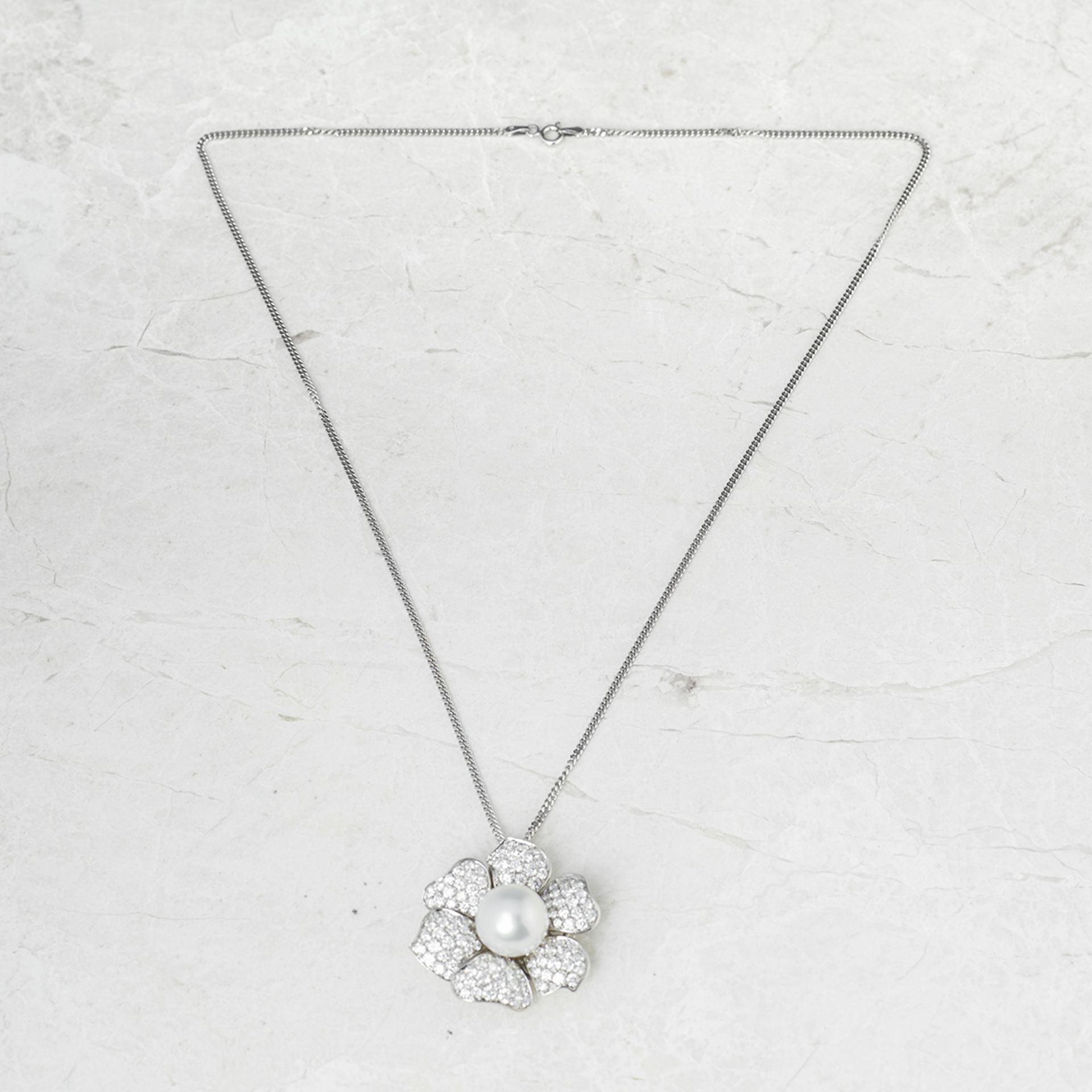 Picchiotti, 18k White Gold South Sea Pearl & 3.60ct Diamond Necklace - Image 6 of 6