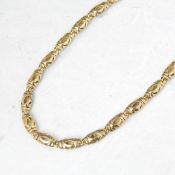 Cartier, 18k Yellow Gold Double C Design Necklace